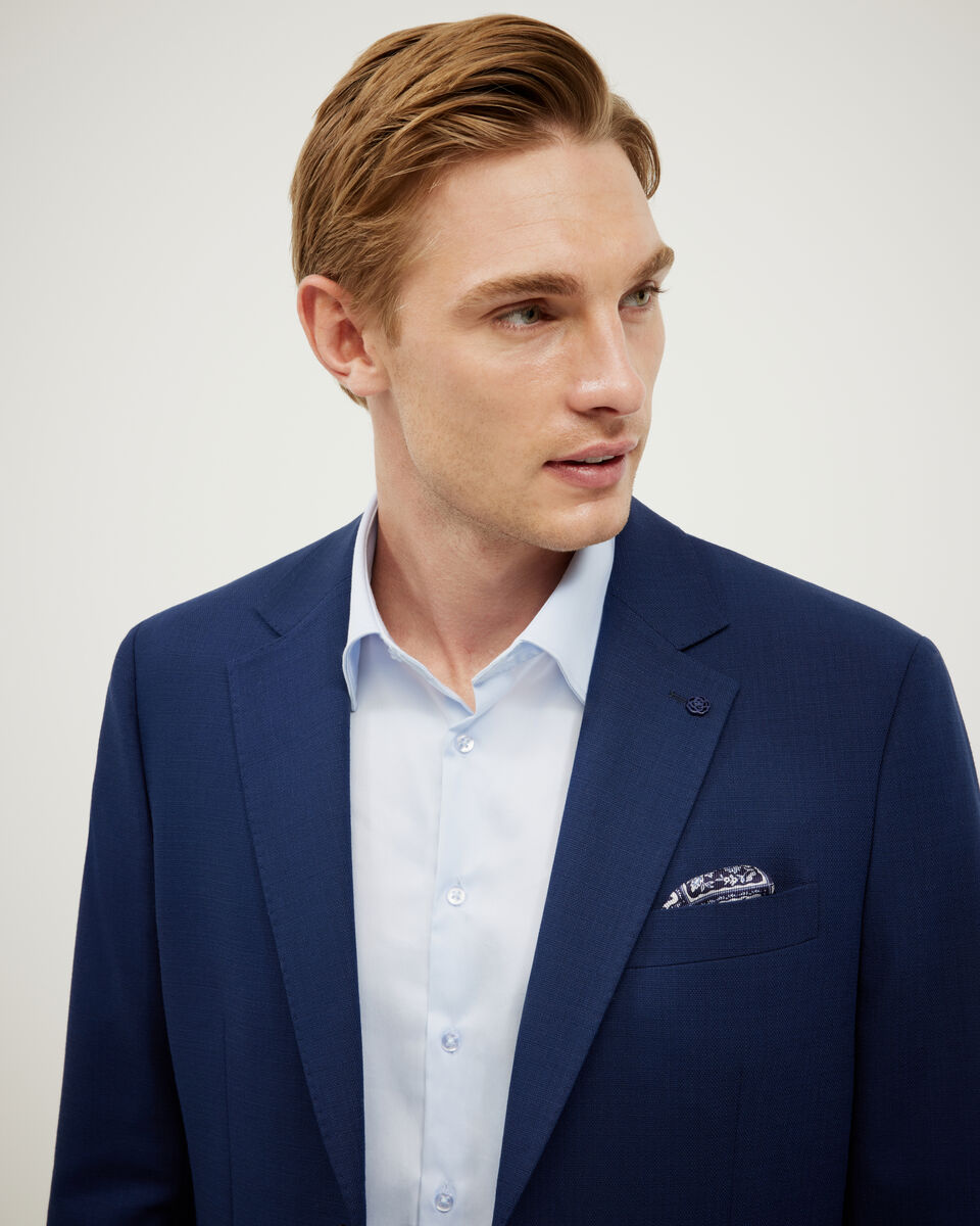 Slim Stretch Blazer, Navy, hi-res